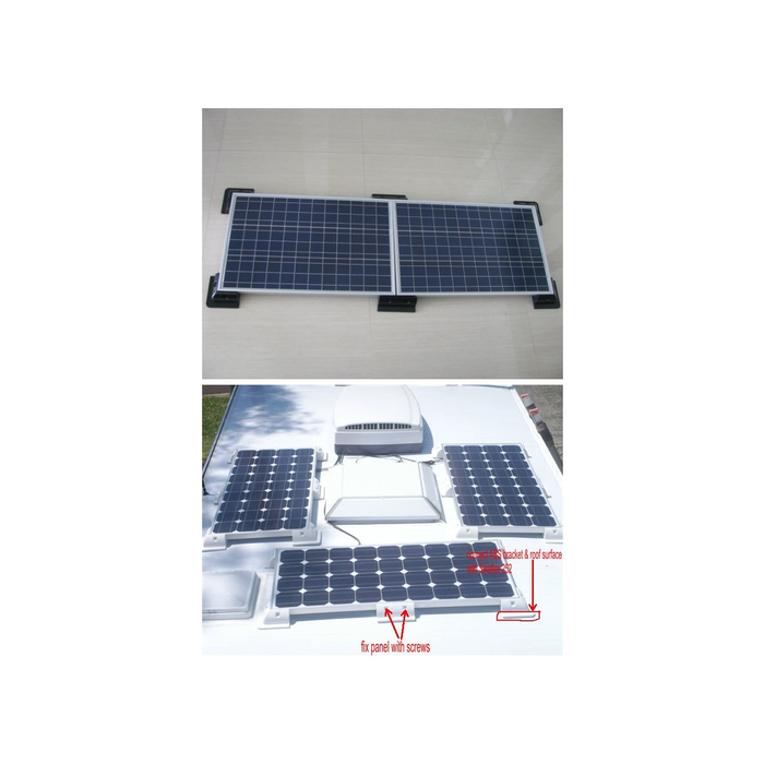 Solar Panel Kits TP WHITE Caravan Solar Panels Mounting Ki